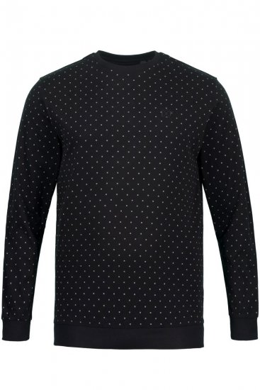 JP1880 Two-piece Pyjamas Long Sleeve and Long Trousers Black - Бельо & Бански шорти - Мъжко бельо големи размери