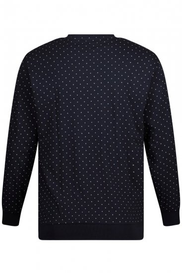 JP1880 Pyjamas Two-piece Long Sleeve and Long Trousers Navy - Бельо & Бански шорти - Мъжко бельо големи размери