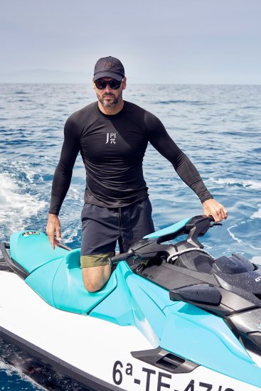 JP1880 Jay-Pi QuickDry Swim Shirt Black - Спортни дрехи & Връхно облекло - мъжки спортни екипи големи размери