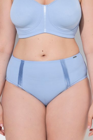 Ulla Popken 815268 Бикини на райе Светлосиньо - Бикини - 