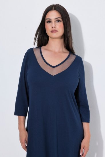 Ulla Popken 815333 Нощница Тъмносиньо - Нощници - 