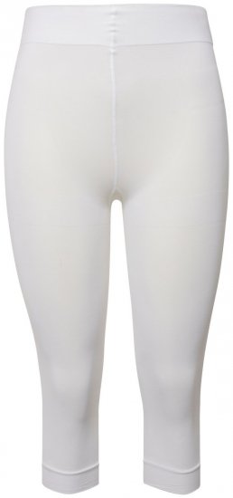 Ulla Popken 815580 Чорапогащник 3/4 без ходило със защита на бедрата 80 den Бял - Чорапогащници & чорапи - 
