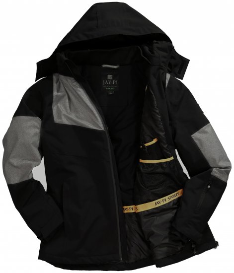 Jay-Pi Ski Jacket Functional Waterproof Windproof Black - Ски облекло - 