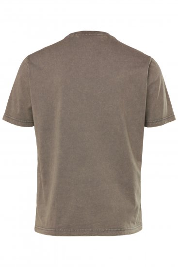 JP1880 Comfortable Fit Vintage Look T-Shirt Ash Gray - Тениски - мъжки тениски големи размери