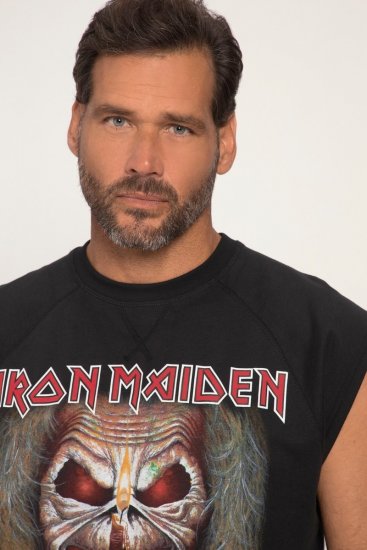 JP1880 Iron Maiden Graphic Comfort Fit Band Tank Top Black - Тениски - мъжки тениски големи размери