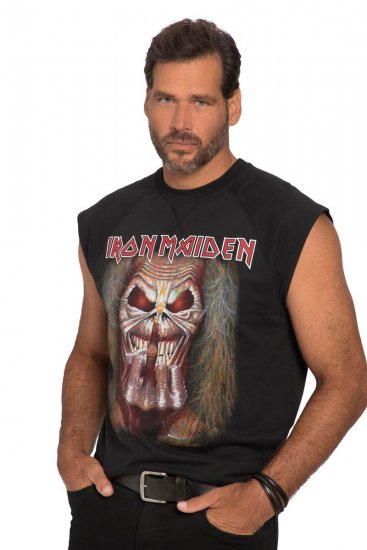 JP1880 Iron Maiden Graphic Comfort Fit Band Tank Top Black - Тениски - мъжки тениски големи размери