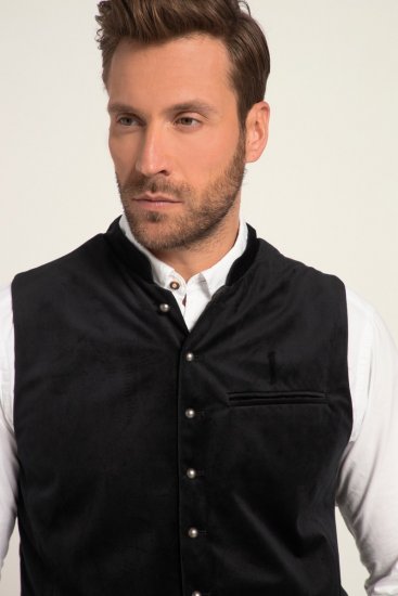 JP1880 Velvet Vest Traditional Black - Празнично облекло - Празнично облекло – За да празнувате стилно и удобно