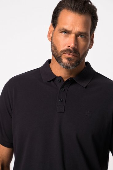 JP1880 Jay-Pi Flexnamic Pique Golf Polo Shirt Dark Navy - Спортни дрехи & Връхно облекло - мъжки спортни екипи големи размери