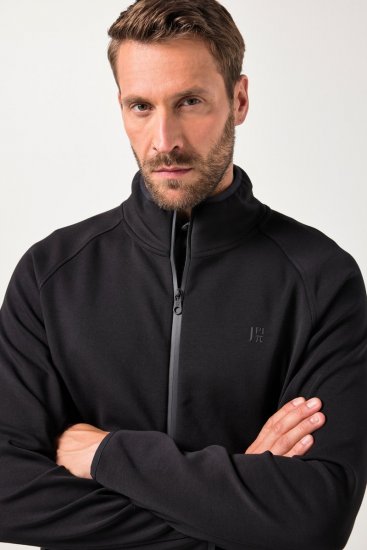JAY-PI FLEXNAMIC® Golf Sweat Jacket with Zipper Black - Спортни дрехи & Връхно облекло - мъжки спортни екипи големи размери