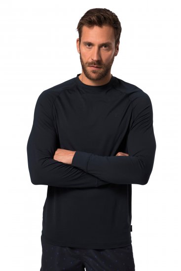 JP1880 Jay-Pi UV Protection Long Sleeve Swimming Top Navy Blue - Бельо & Бански шорти - Мъжко бельо големи размери