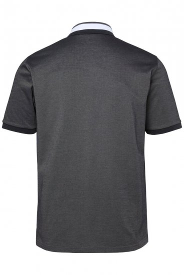 JAY-PI Quickdry Two-Tone Golf Poloshirt Black - Поло тениски - мъжки тениски с яка големи размери