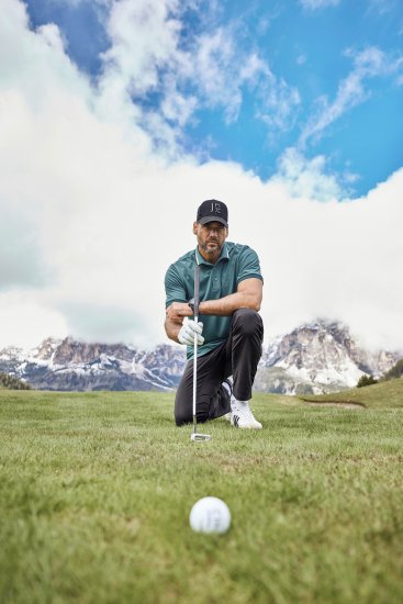 JP1880 Jay-Pi QuickDry Golf Polo Shirt Midnight Green - Поло тениски - мъжки тениски с яка големи размери