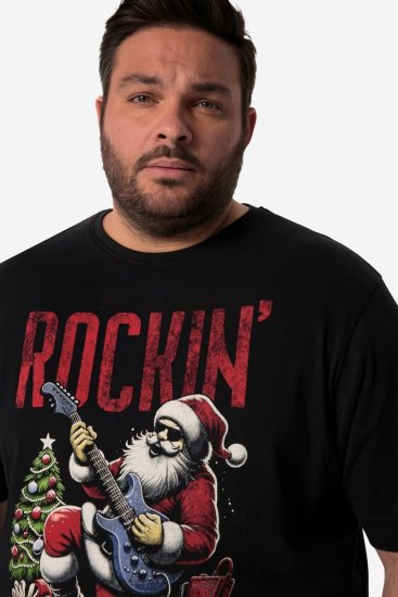 Men+ 180 Тениска Rockin' Черно - Тениски - мъжки тениски големи размери