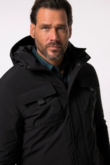 JP1880 Field Jacket Wind-repellent Black - Якета - мъжки якета големи размери