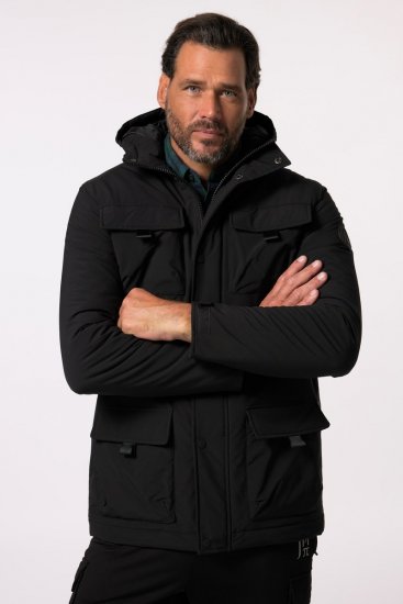 JP1880 Field Jacket Wind-repellent Black - Якета - мъжки якета големи размери