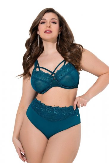 Ulla Popken 832864 Прашки с дантела Петрол - Бикини - 