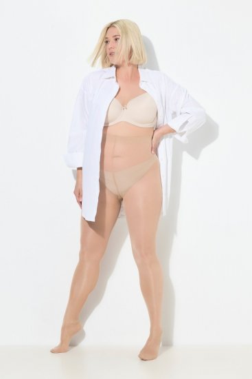 Ulla Popken 833654 Компресионен чорапогащник Бежово - Чорапогащници & чорапи - 