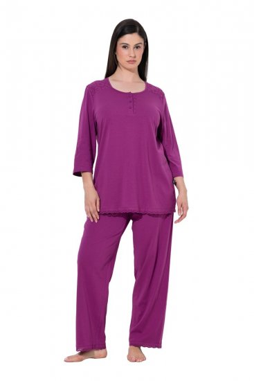 Ulla Popken 833660 Пижама Виолетово - Пижами - 