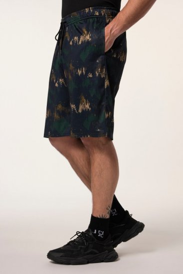 JP1880 Jay-Pi Bermuda QuickDry Mesh Fitness Shorts Khaki - Спортни дрехи & Връхно облекло - мъжки спортни екипи големи размери