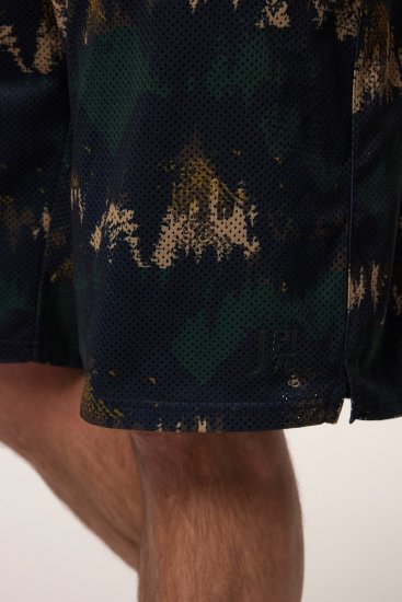 JP1880 Jay-Pi Bermuda QuickDry Mesh Fitness Shorts Khaki - Спортни дрехи & Връхно облекло - мъжки спортни екипи големи размери