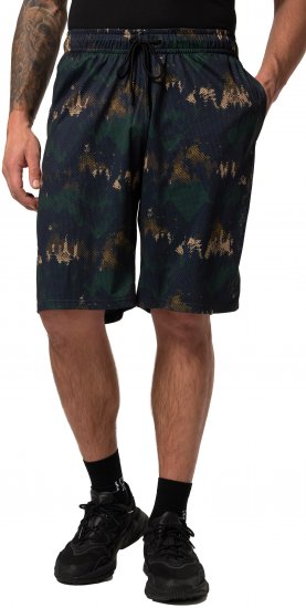 JP1880 Jay-Pi Bermuda QuickDry Mesh Fitness Shorts Khaki - Спортни дрехи & Връхно облекло - мъжки спортни екипи големи размери