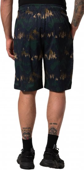 JP1880 Jay-Pi Bermuda QuickDry Mesh Fitness Shorts Khaki - Спортни дрехи & Връхно облекло - мъжки спортни екипи големи размери