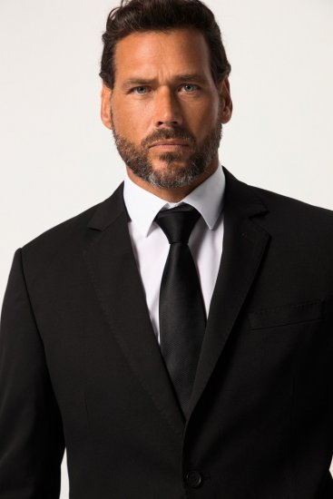 JP1880 Flexnamic Business Suit Konan Black - Костюми - мъжки костюми големи размери