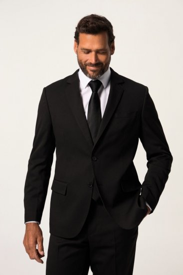 JP1880 Flexnamic Business Suit Konan Black - Костюми - мъжки костюми големи размери