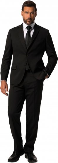 JP1880 Flexnamic Business Suit Konan Black - Костюми - мъжки костюми големи размери