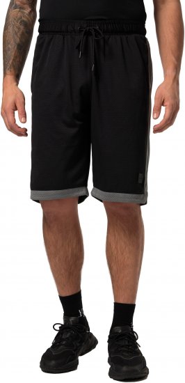 JP1880 Jay-Pi Bermuda QuickDry Mesh Fitness Shorts Black - Спортни дрехи & Връхно облекло - мъжки спортни екипи големи размери