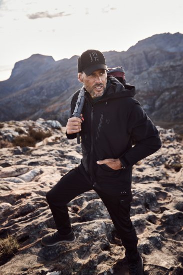 JP1880 Jay-Pi Functional Jacket Black - Спортни дрехи & Връхно облекло - мъжки спортни екипи големи размери