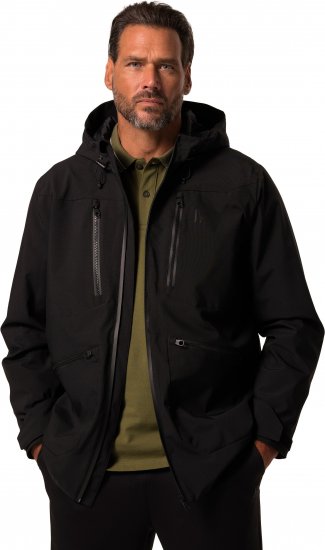 JP1880 Jay-Pi Functional Jacket Black - Спортни дрехи & Връхно облекло - мъжки спортни екипи големи размери