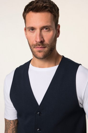 JP1880 New York Flexnamic Елек от джърси Тъмносиньо - Костюми - мъжки костюми големи размери