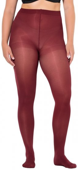 Ulla Popken 837870 Чорапогащник 100 den Виненочервено - Чорапогащници & чорапи - 