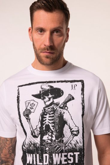 JP1880 T-Shirt 2-Pack Wild West Black And White - Тениски - мъжки тениски големи размери