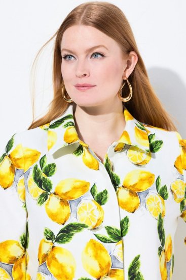 Ulla Popken 838952 Жакет Бял - Якета - Дамски якета голям размер