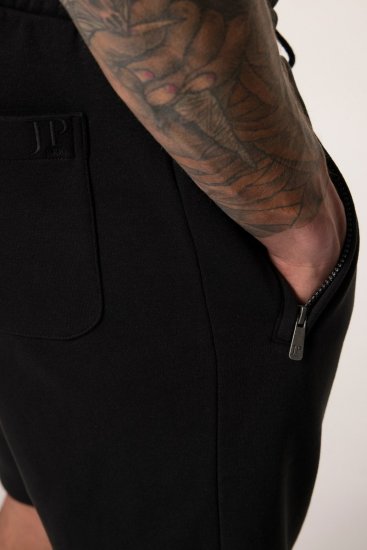 JP1880 Bermuda Sweatshorts Stomach Fit Black - Спортни панталони & Kъси панталони - мъжки спортни панталони големи размери