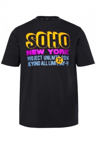 JAY-PI FLEXNAMIC® Soho T-shirt Black - Тениски - мъжки тениски големи размери