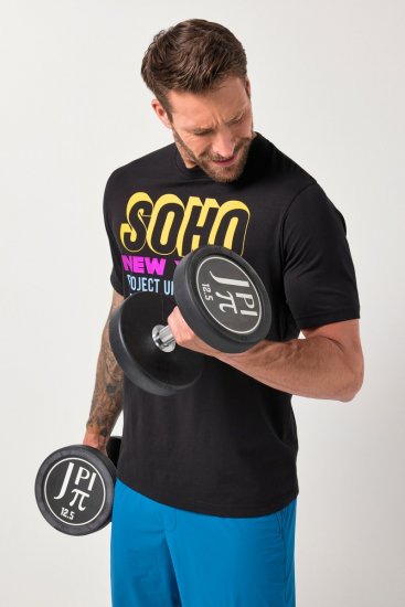 JAY-PI FLEXNAMIC® Soho T-shirt Black - Тениски - мъжки тениски големи размери