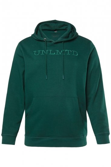 JAY-PI Hoodie UNLMTD Green - Суичъри & cуичъри с качулка - мъжки суичъри големи размери