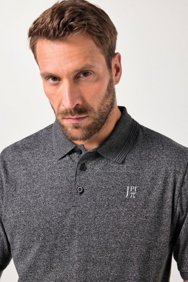JAY-PI FLEXNAMIC® Poloshirt Dark Grey - Поло тениски - мъжки тениски с яка големи размери