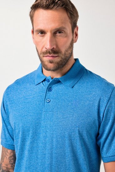 JAY-PI FLEXNAMIC® Poloshirt Blue - Поло тениски - мъжки тениски с яка големи размери