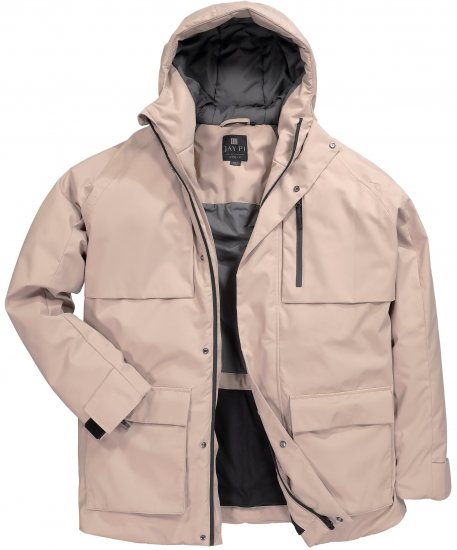 Jay-Pi Jacket Technical Waterproof Windproof Dusty Pink - Якета - мъжки якета големи размери