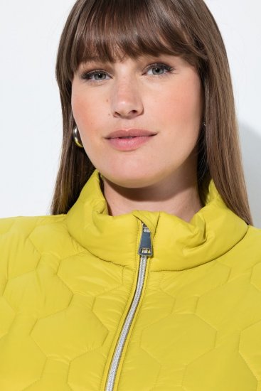 Ulla Popken 840050 Ватирано яке Светлосиньо - Якета - Дамски якета голям размер