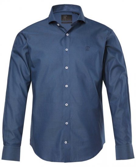 JP1880 Business Shirt Long Sleeve Blue - Ризи - мъжки ризи големи размери