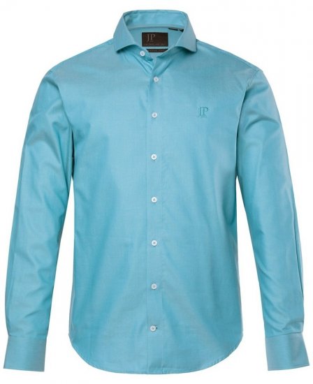 JP1880 Business Shirt Long Sleeve Light Blue - Ризи - мъжки ризи големи размери