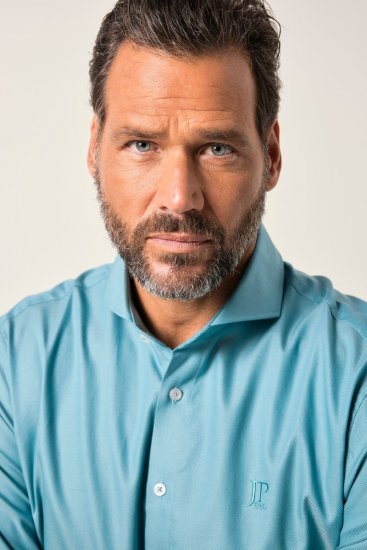 JP1880 Business Shirt Long Sleeve Light Blue - Ризи - мъжки ризи големи размери