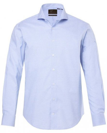JP1880 Business Shirt Long Sleeve Ice Blue - Ризи - мъжки ризи големи размери