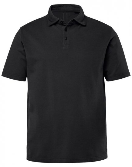 JP1880 Polo Shirt Pique Vintage Black - Поло тениски - мъжки тениски с яка големи размери