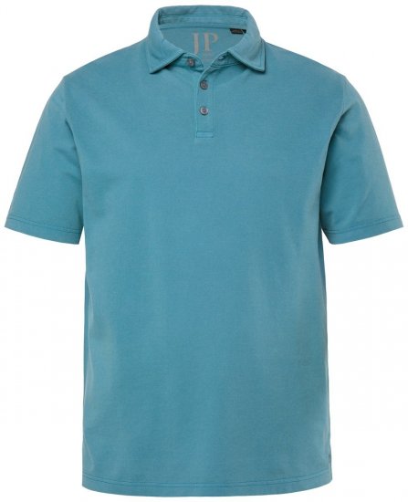 JP1880 Polo Shirt Short Sleeve Pique VIntage Teal - Поло тениски - мъжки тениски с яка големи размери